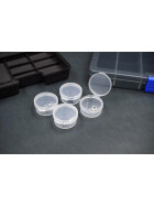 Koswork Clear Round Container (w/lid, ID 25mm, H12mm) (10pcs)