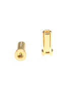 RUDDOG 5mm Gold Plug Male 14mm (2pcs)