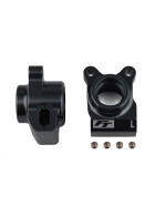 Team Associated RC10B6.3 FT Rear Hubs, black aluminum