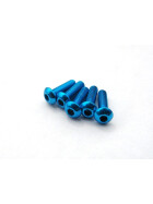 Hiro Seiko Alloy Hex Socket Button Head Screw M3x10  [T-Blue] ( 5 pcs)