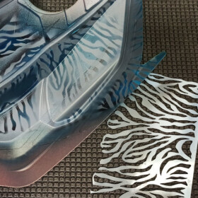 Bittydesign Vinyl Stencil - Zebra