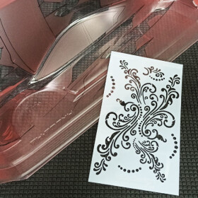 Bittydesign Vinyl Stencil - Floreal