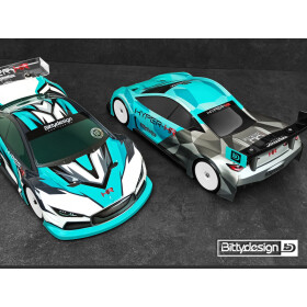 Bittydesign HYPER-HR 1/10 190mm TC clear body - Light weight