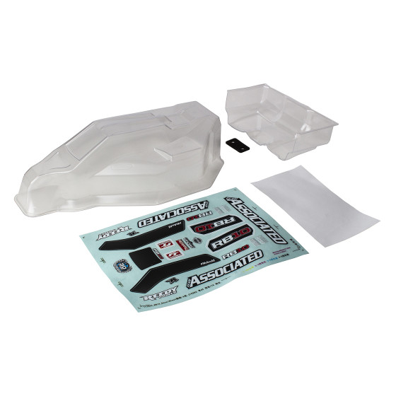 Team Associated RB10 RTR Body and Wing, clear