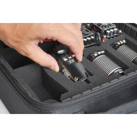 Koswork 260x230x95mm Hard Frame Motor/ESC/Servo/Receiver Bag (w/foam)