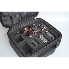 Koswork 260x230x95mm Hard Frame Motor/ESC/Servo/Receiver Bag (w/foam)